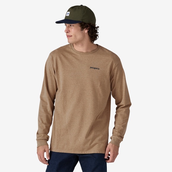 NWOT Patagonia Men's Long-Sleeved Line Logo Ridge Responsibili-Tee - Picture 1 of 4